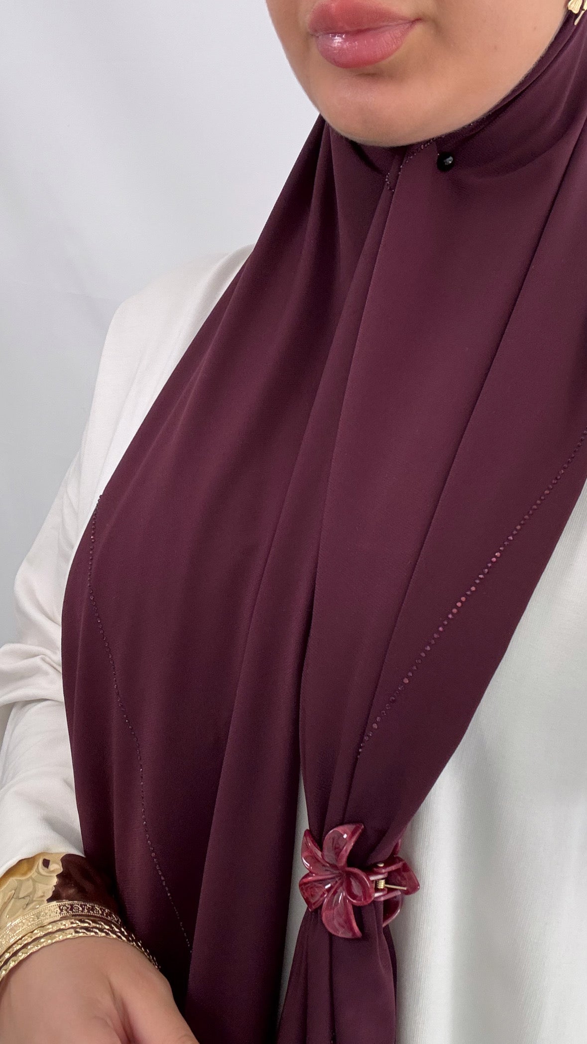 J E R S E Y . S T R A S S - bordeaux /violet